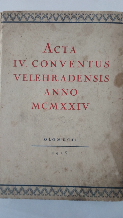 Acta IV. Conventus velegradensis 