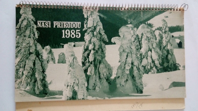 kalendář Naši přírodou 1985
