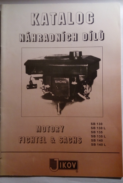 Katalog náhradních dílů – motory Fichtel a Sachs