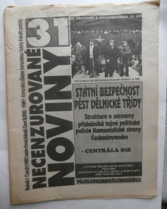 Necenzurované noviny č. 31/1992