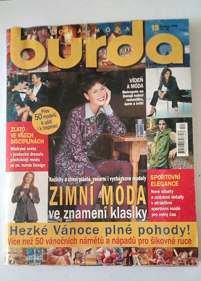 časopis Burda, č. 12/1998