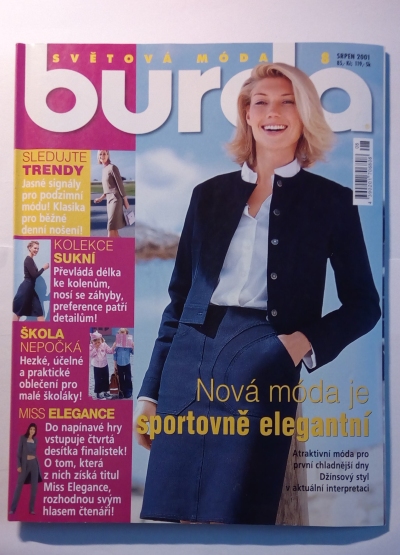 časopis Burda, č. 8/2001