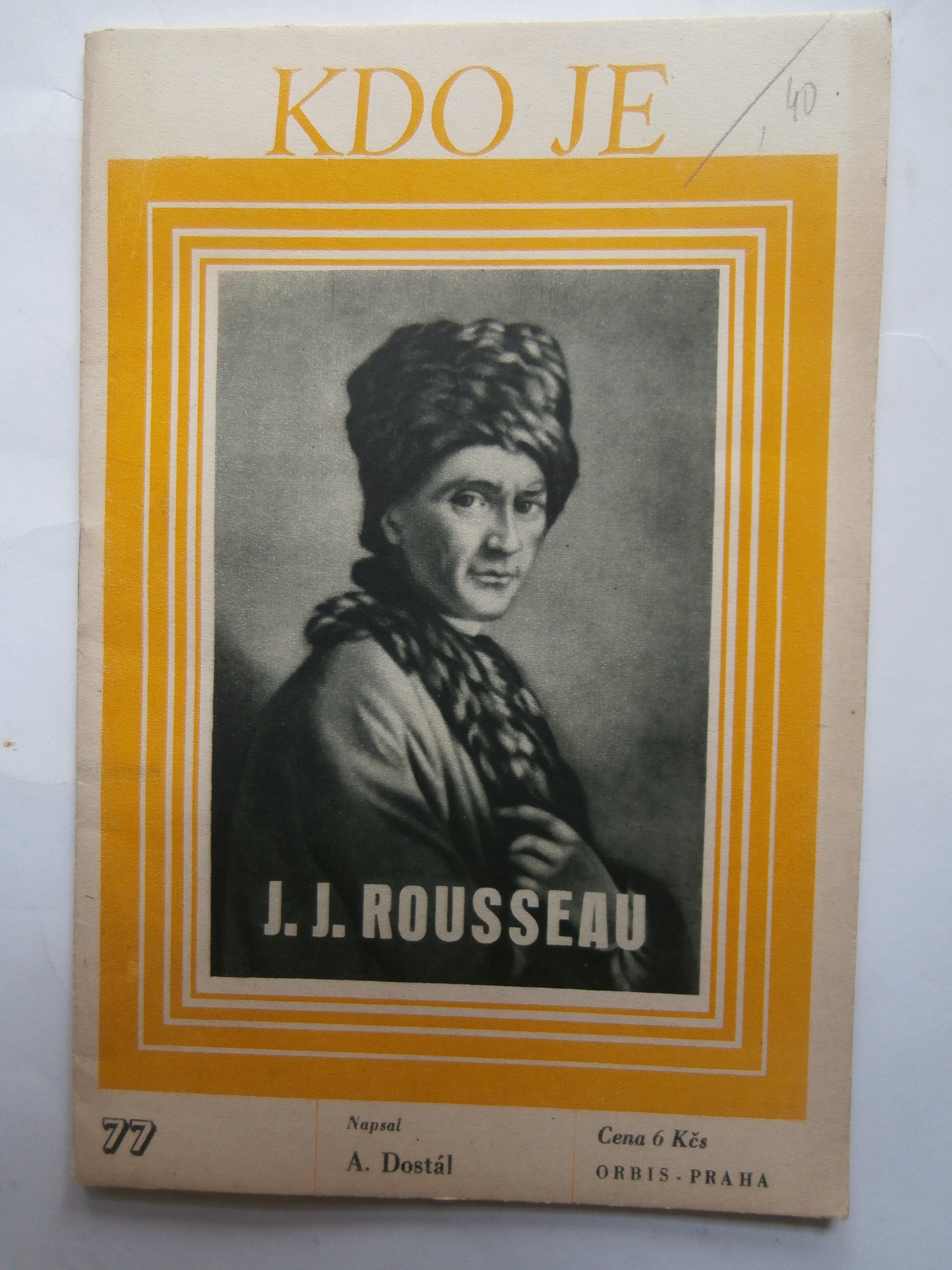 Kdo je J. J. Rousseau