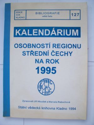 Kalendárium osobností regionu střední Čechy na rok 1995