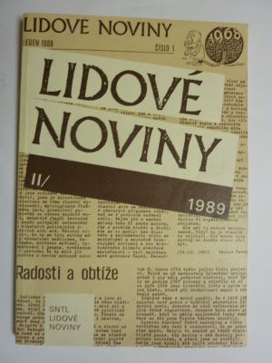Lidové noviny 1989