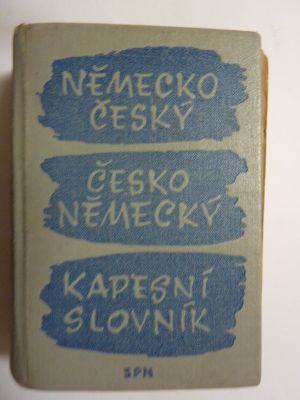 Německo český, česko německý kapesní slovník