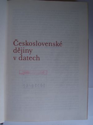 Československé dějiny v datech