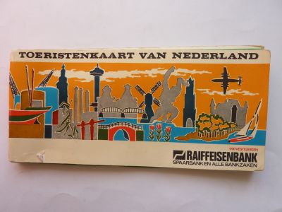 Toeristenkaart van Nederland
