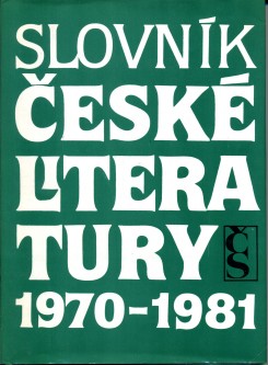 Slovník české literatury 1970 - 1981