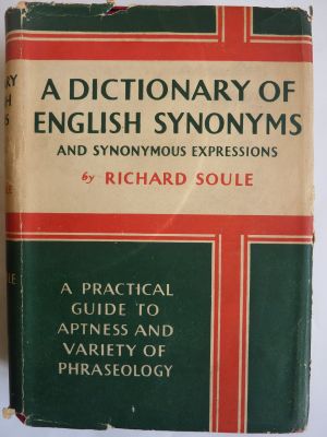 A Dictionary of English Synonyms
