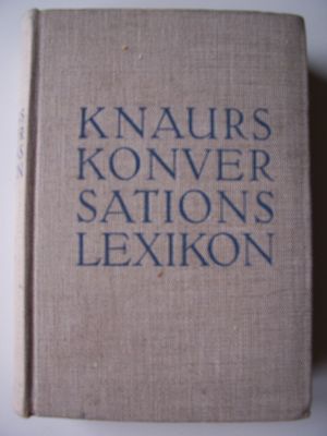Knaurs konversations - lexikon