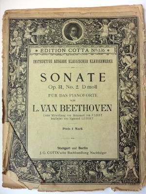 Sonate Op. 31, No. 2. D moll