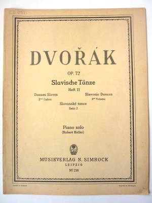 No. 218: Slavische Tänze Op.72/Heft II