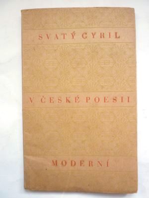 Svatý Cyril v české poesii moderní