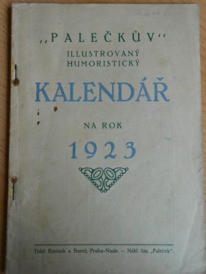 Palečkův illustrovaný humoristický kalendář na rok 1923