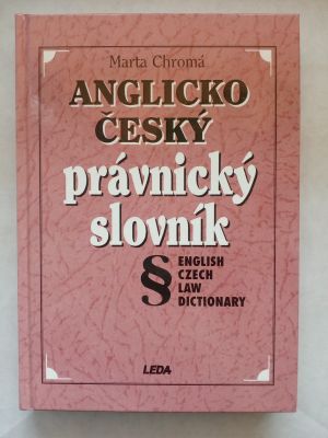 Anglicko-Český právnický slovník
