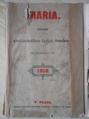 Maria - kalendář Katolického lidu českého 1916