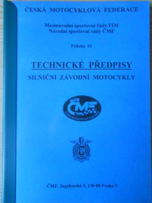 Technické předpisy - silniční závodní motocykly