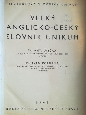 Velký anglicko-český slovník unikum