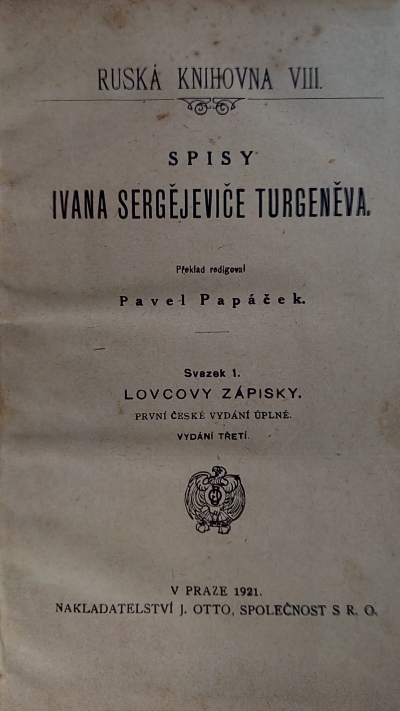 Spisy Ivana Sergějeviče Turgeněva