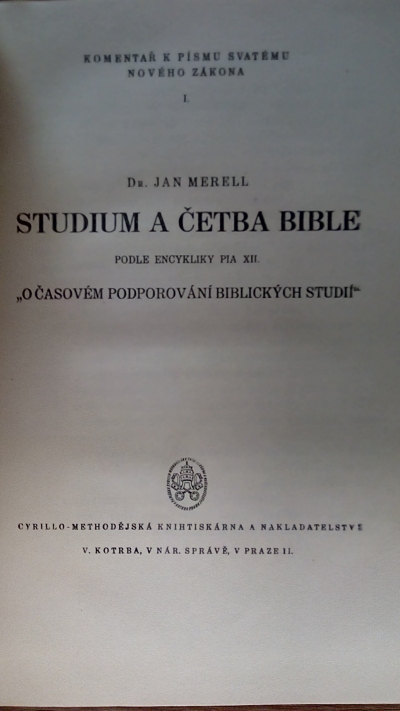 Studium a četba Bible