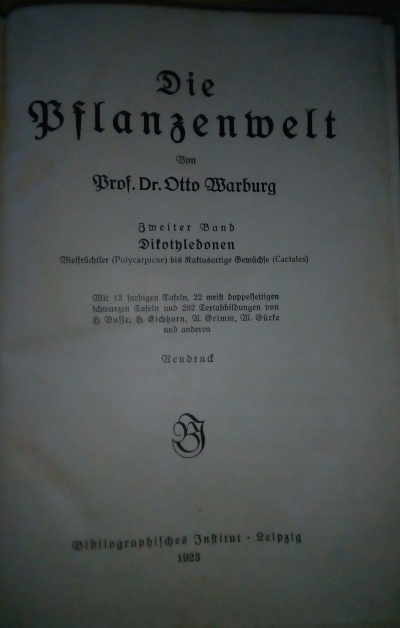 Die Phlanzenwelt (Svět rostlin)