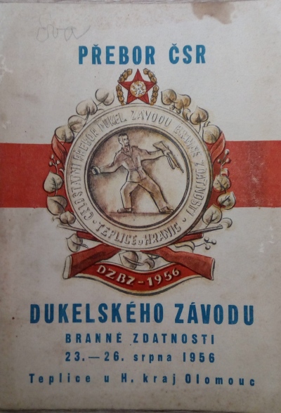 Přebor ČSR Dukelského závodu branné zdatnosti 23.-26.8.1956