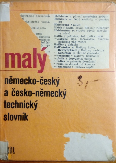 Malý německo-český a česko-německý technický slovník