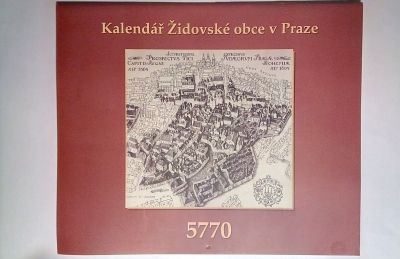 Kalendář Židovské obce v Praze – 5770