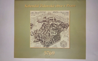 Kalendář Židovské obce v Praze – 5769