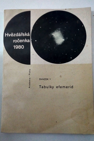 Hvězdná ročenka 1980 – Tabulky efemerid
