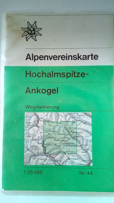 Mapa Hochalmspitze- Ankogel