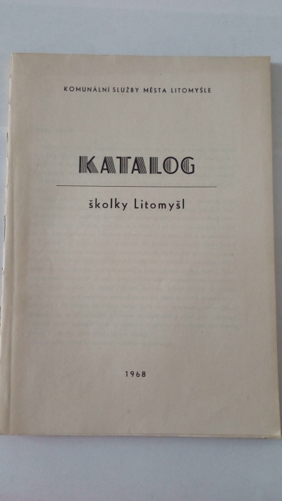 Katalog školky Litomyšl