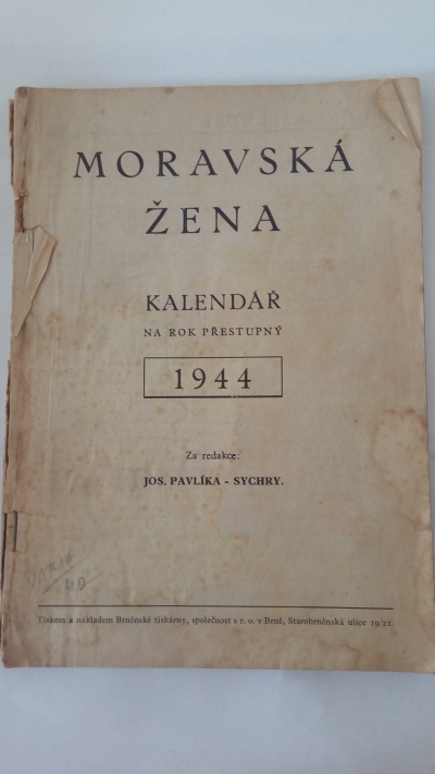 Moravská žena – kalendář na rok přestupný 1944