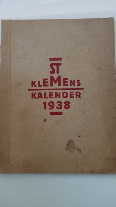 St Klemens kalender 1938
