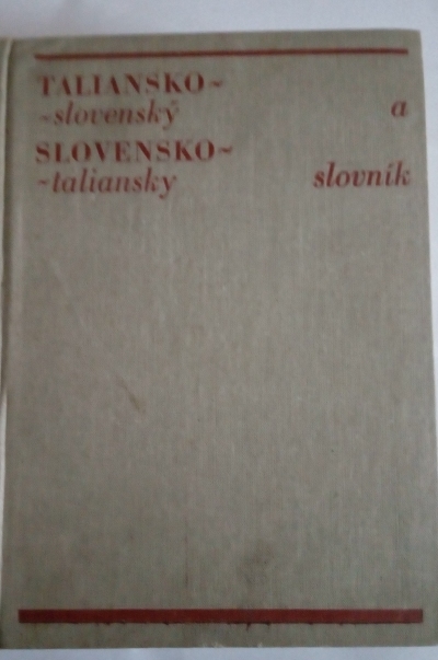 Taliansko-slovenský a slovensko-talianský slovník