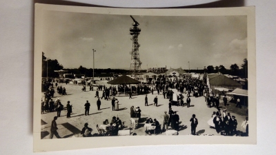Středomoravská výstava v Přerově 1936 - Zábavní park a první padáková věž v ČSR