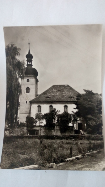 Libešice – Kostel původní z roku 1589