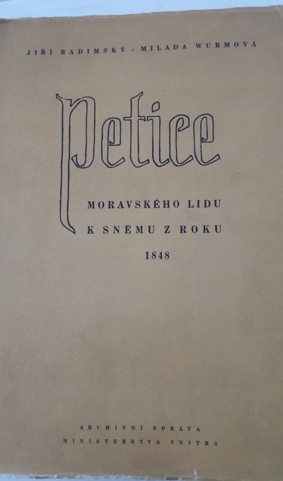 Petice moravského lidu k sněmu z roku 1848