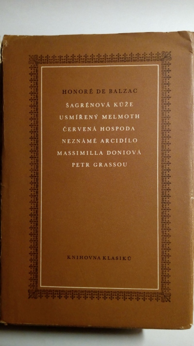 Šagrénová kůže, Usmířený Melmoth, Červená hospoda, Neznámé Arcidílo, ...