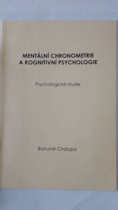 Mentální chronometrie a kognitivní psychologie