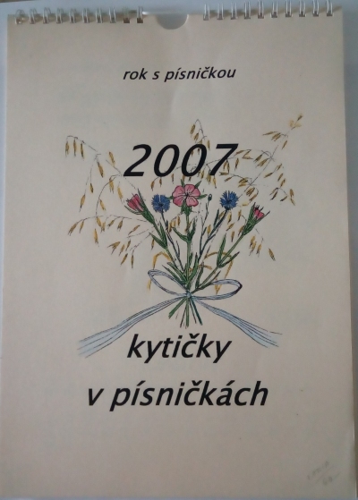 kalendář Kytičky v písničkách 2007