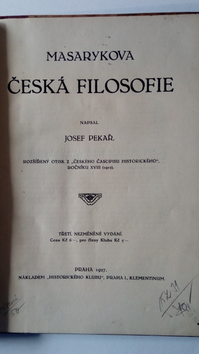 Masarykova česká filosofie