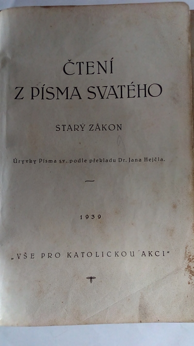 Čtení z písma svatého – Starý Zákon