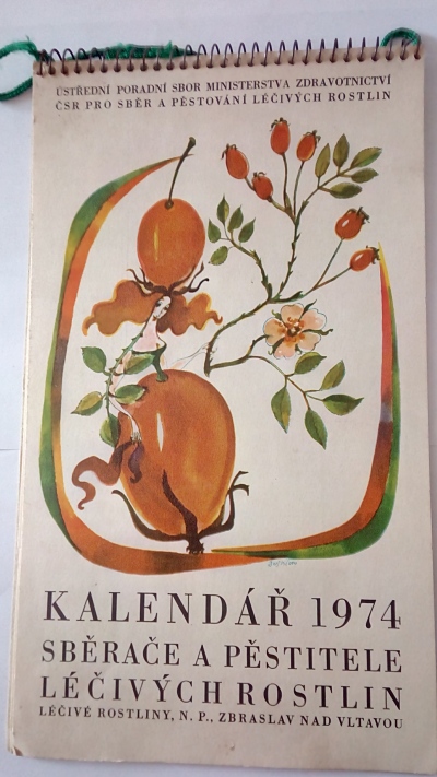 Kalendář 1974 sběrače a pěstitele léčivých rostlin