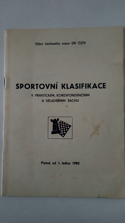Sportovní klasifikace v praktickém, korespondenčním a skladebním šachu