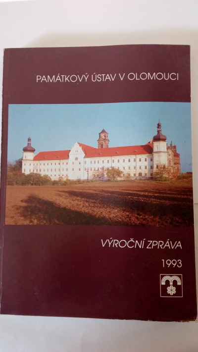 Památkový ústav v Olomouci – Výroční zpráva 1993
