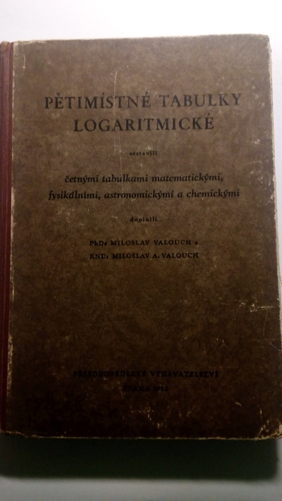 Pětimístné tabulky logaritmické