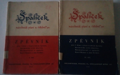 Špalíček národních písní a říkadel, 1. + 2. díl