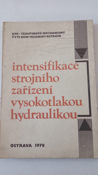 Intensifikace strojního zařízení vysokotlakovou hydraulikou